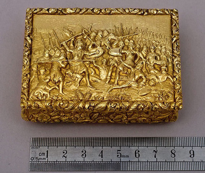 Antique Silver Gilt Snuff Box - Thomas Shaw, Thomas Ogilvy, Francis Philips